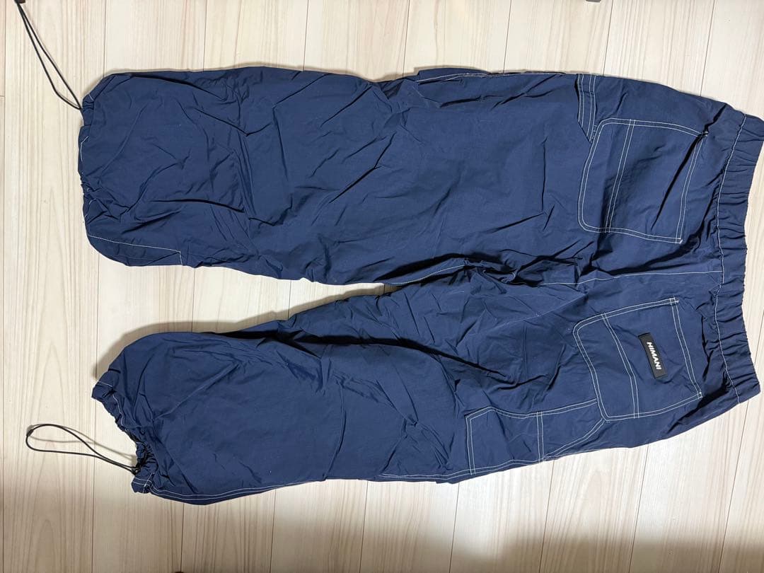 ネイビー スノーボードパンツ 男性用