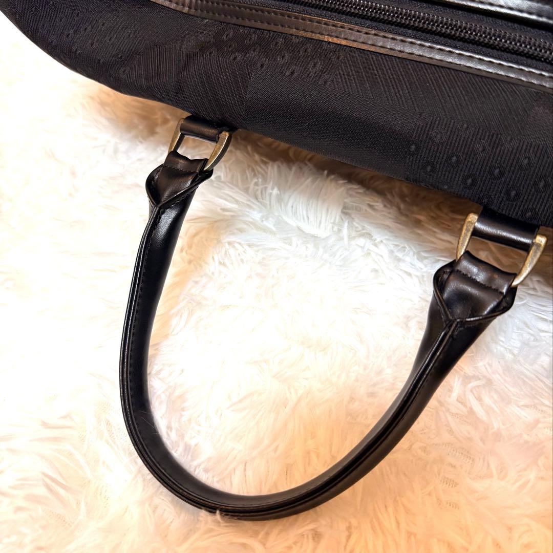 KENZO ケンゾー ボストンバッグ ブラック レザー ショルダー 2way