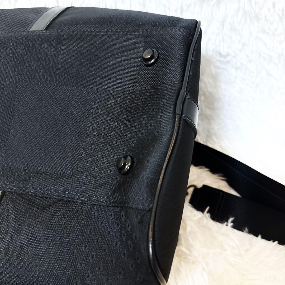 KENZO ケンゾー ボストンバッグ ブラック レザー ショルダー 2way