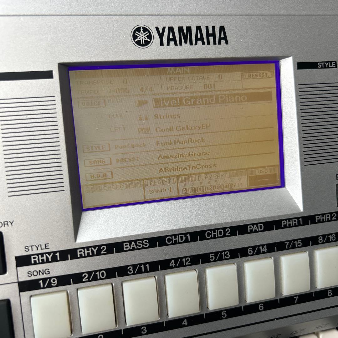 Yamaha PSR-S550 61鍵盤　シルバー