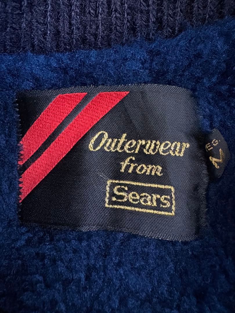 【70〜80sビンテージ】SEARS ファラオジャケット ネイビー
