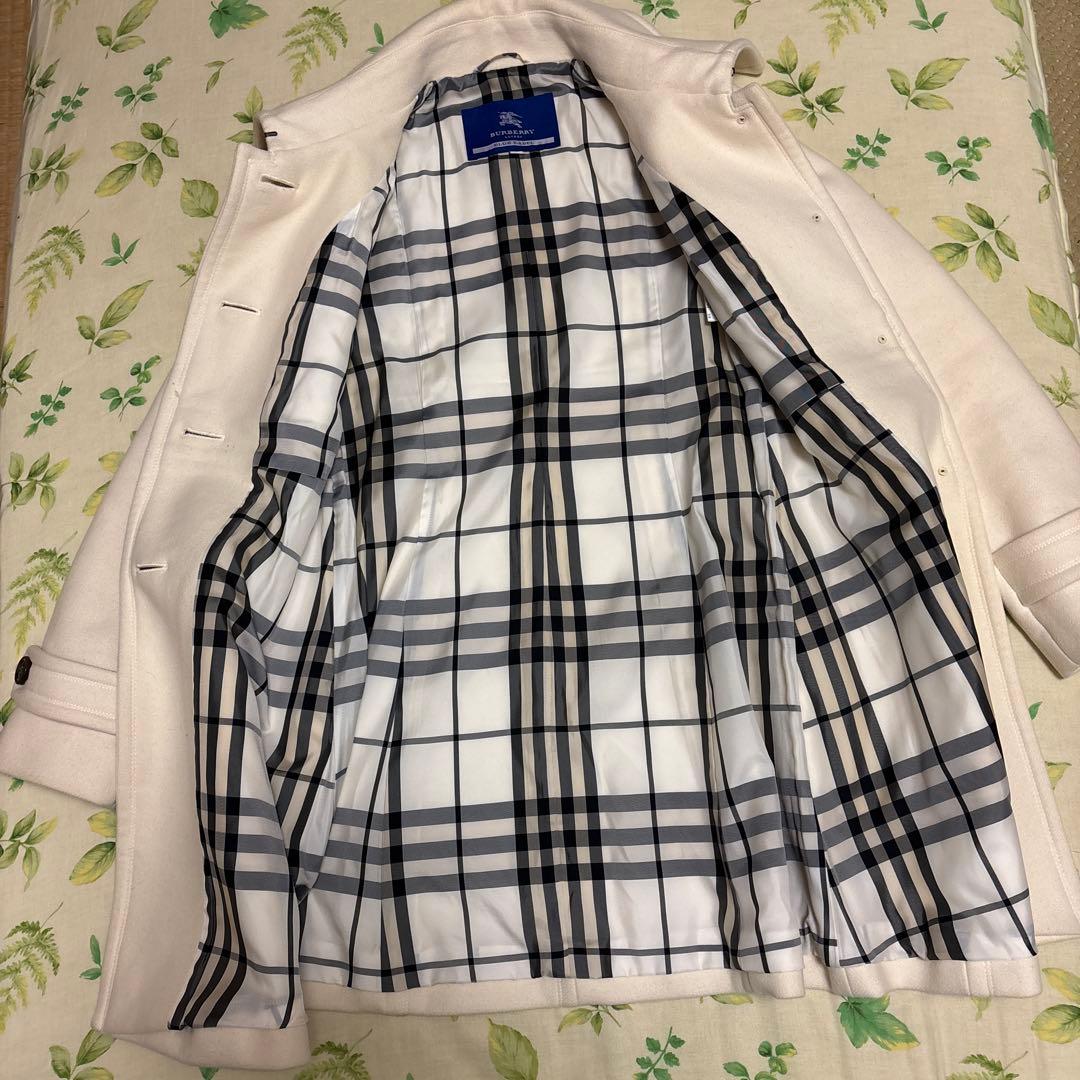 BURBERRYバーバリーブルーレーベルロングコート アンゴラ
