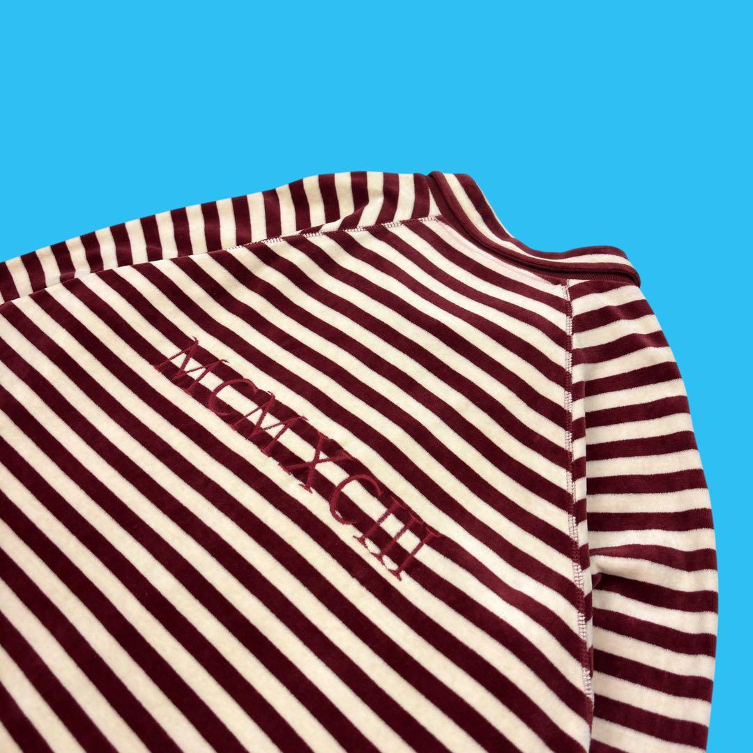 90s Rykiel Homme パイルボーダー ジップブルゾン フランス製