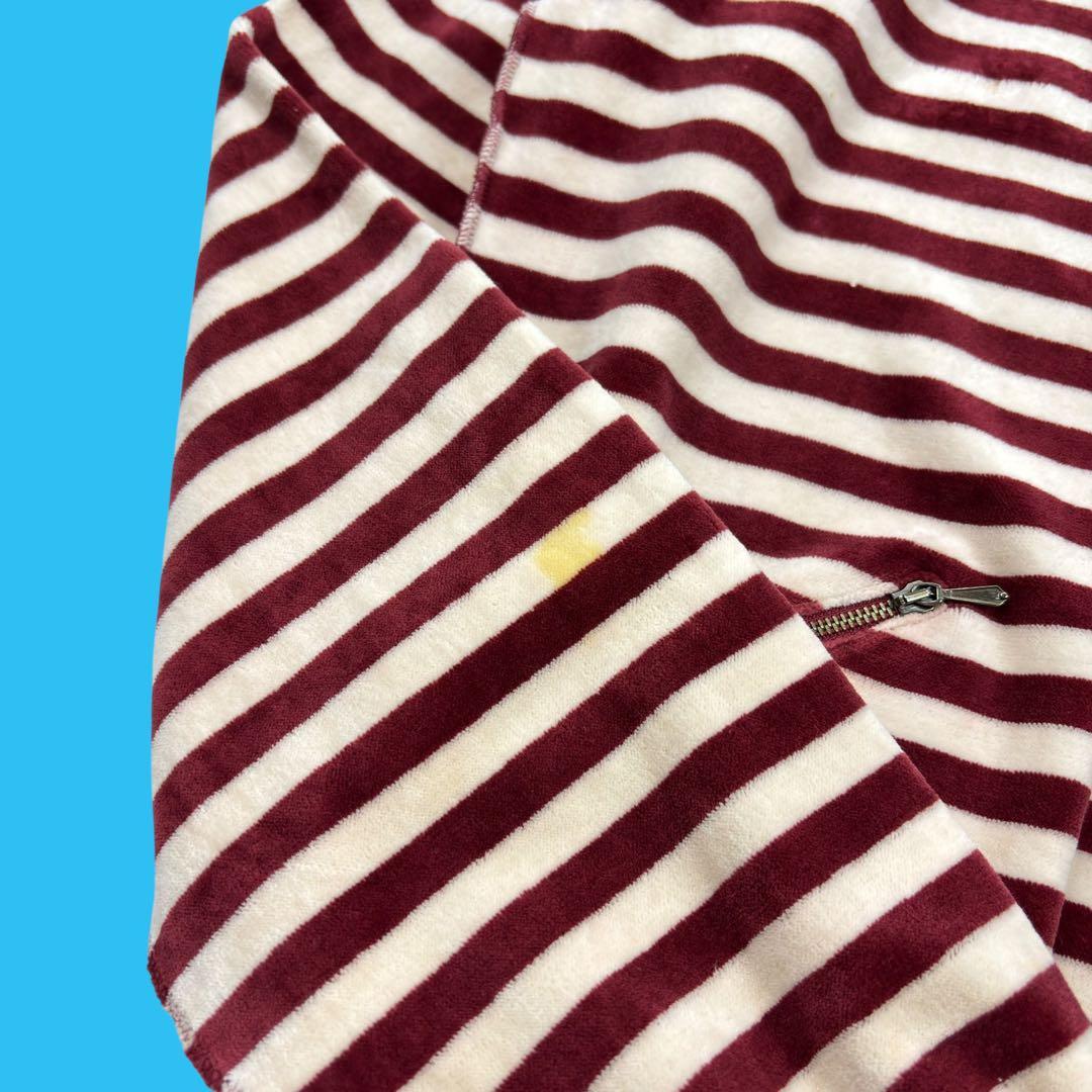 90s Rykiel Homme パイルボーダー ジップブルゾン フランス製
