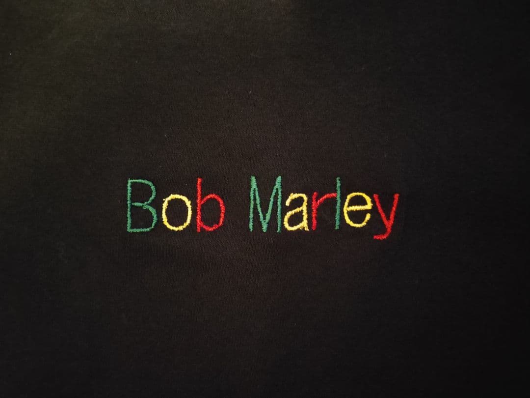 ボブマーリー　Bob Marley Tシャツ バックプリント　刺繍　希少