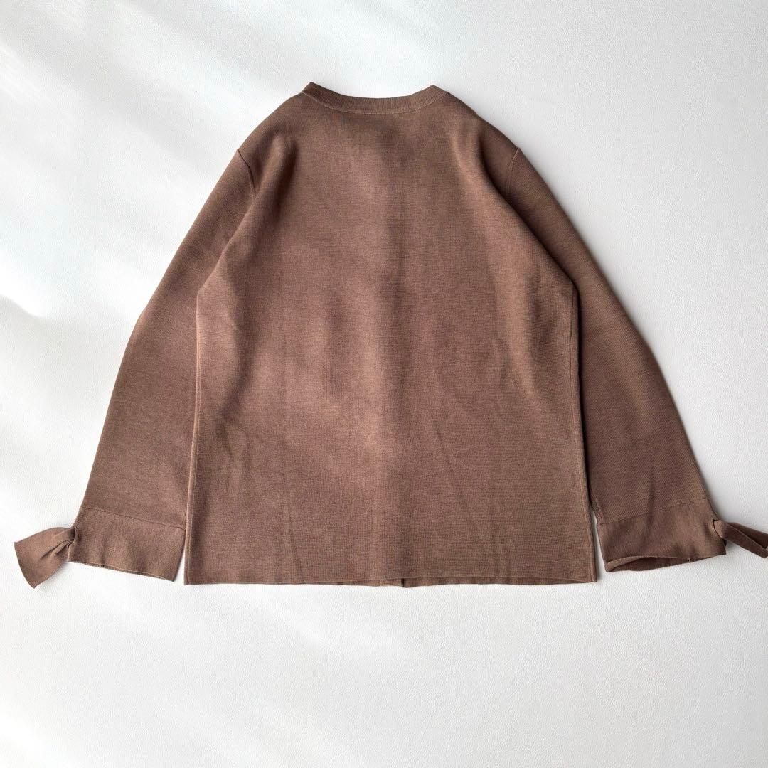 極美品 デイジーリンフォーフォクシー カーディガン カシミヤ ブラウン L