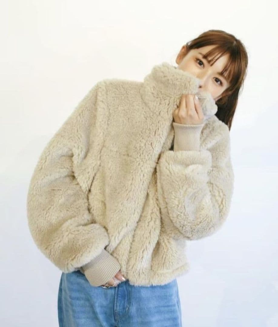 WCJ人気商品＊エコファーライナー付きコート　若槻千夏