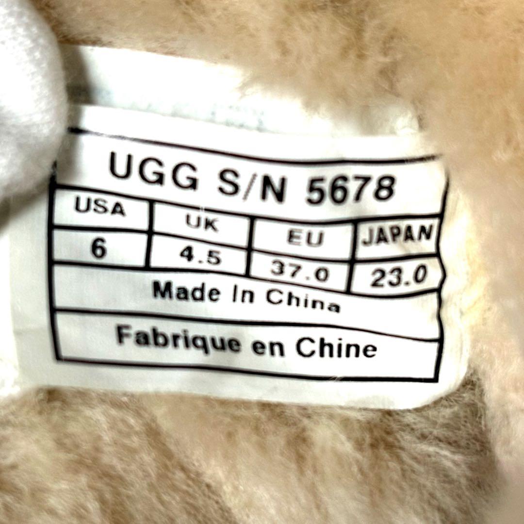 良品　 UGG ケンジントン　本革　シボ加工　エンジニアブーツ 黒 23cm