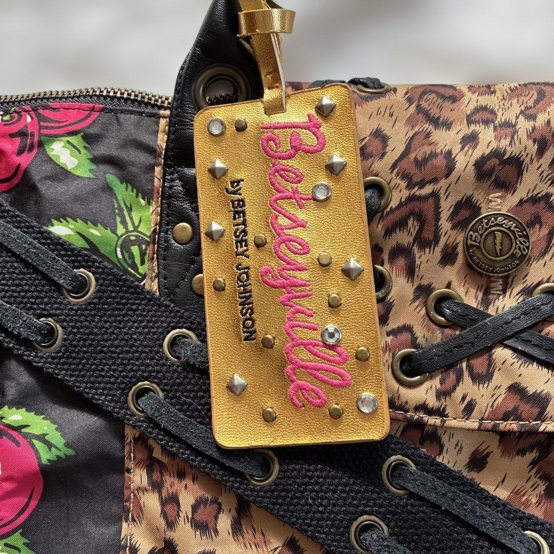【新品】Betseyville ベッツィジョンソン ボストンバッグ チェリー