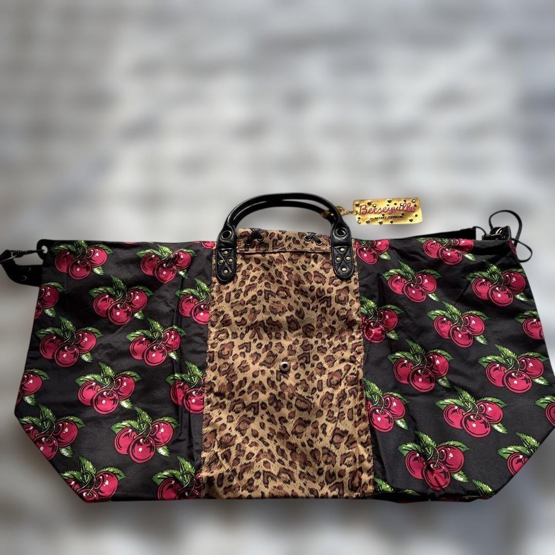 【新品】Betseyville ベッツィジョンソン ボストンバッグ チェリー