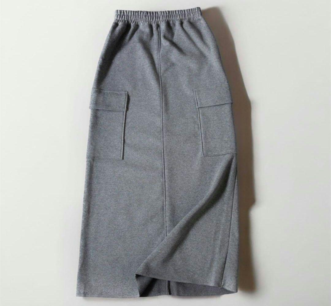 美品★AP STUDIO　ウォームスウェットカーゴスカート