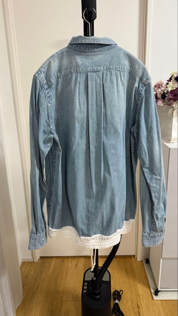 【引越特価】sacai デニムシャツ 12-00238M サイズ3 サカイ