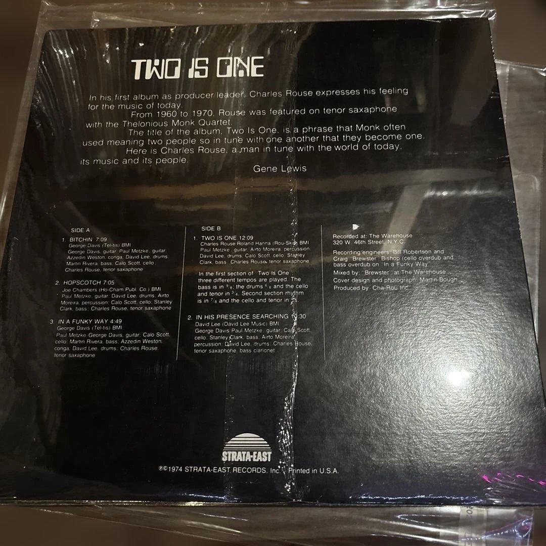 ま*ど様 Charles Rouse Two Is One LP 未開