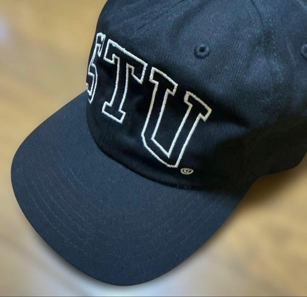 stussy STU スナップバック　ロゴキャップ