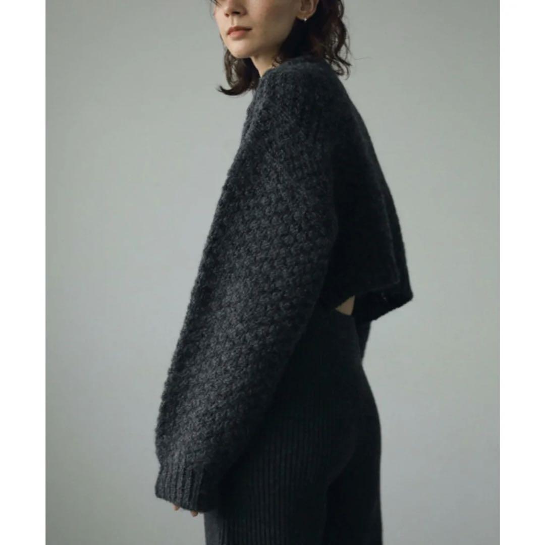 anuke(アンヌーク) Cable Knit Cardigan グレー