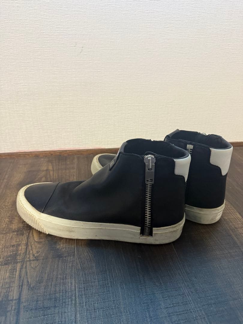 ディーゼル　ハイカット スニーカー ジッパー付き　28cm