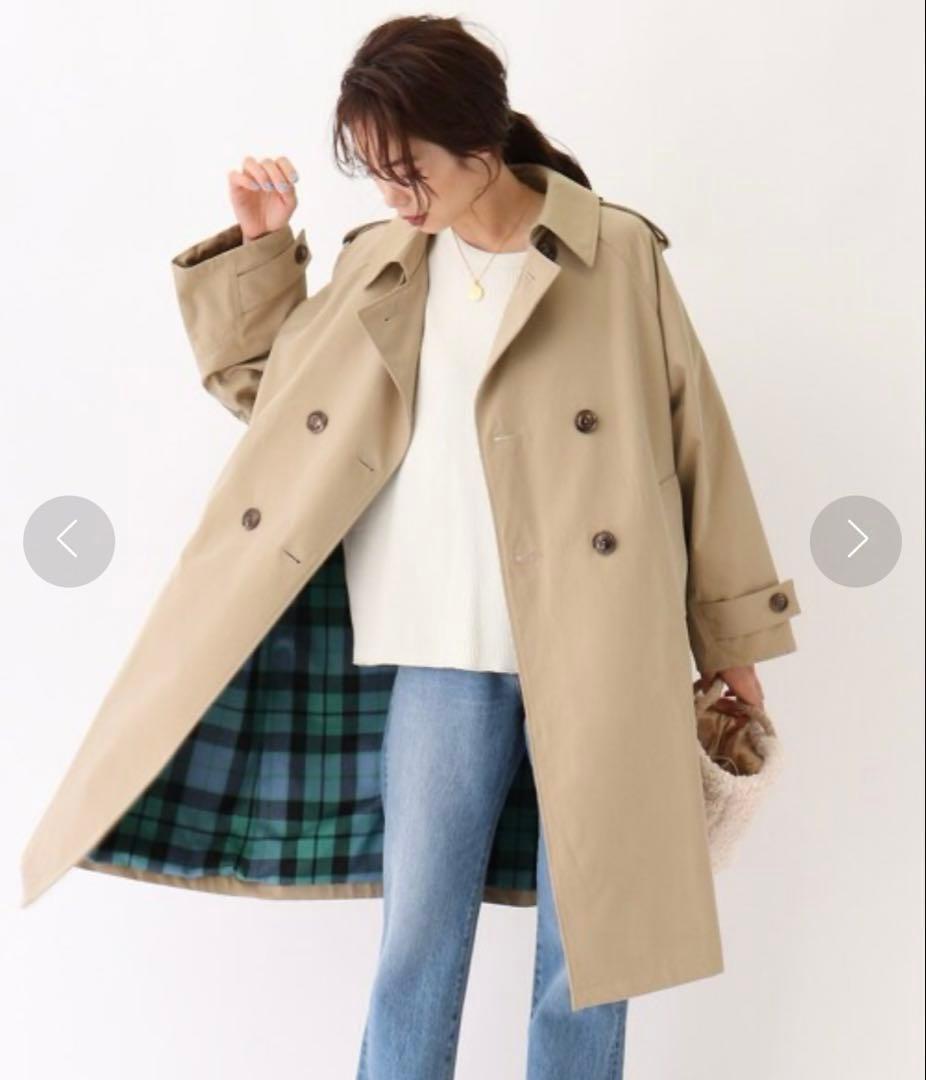 【美品】TICCA 別注 テントトレンチコート