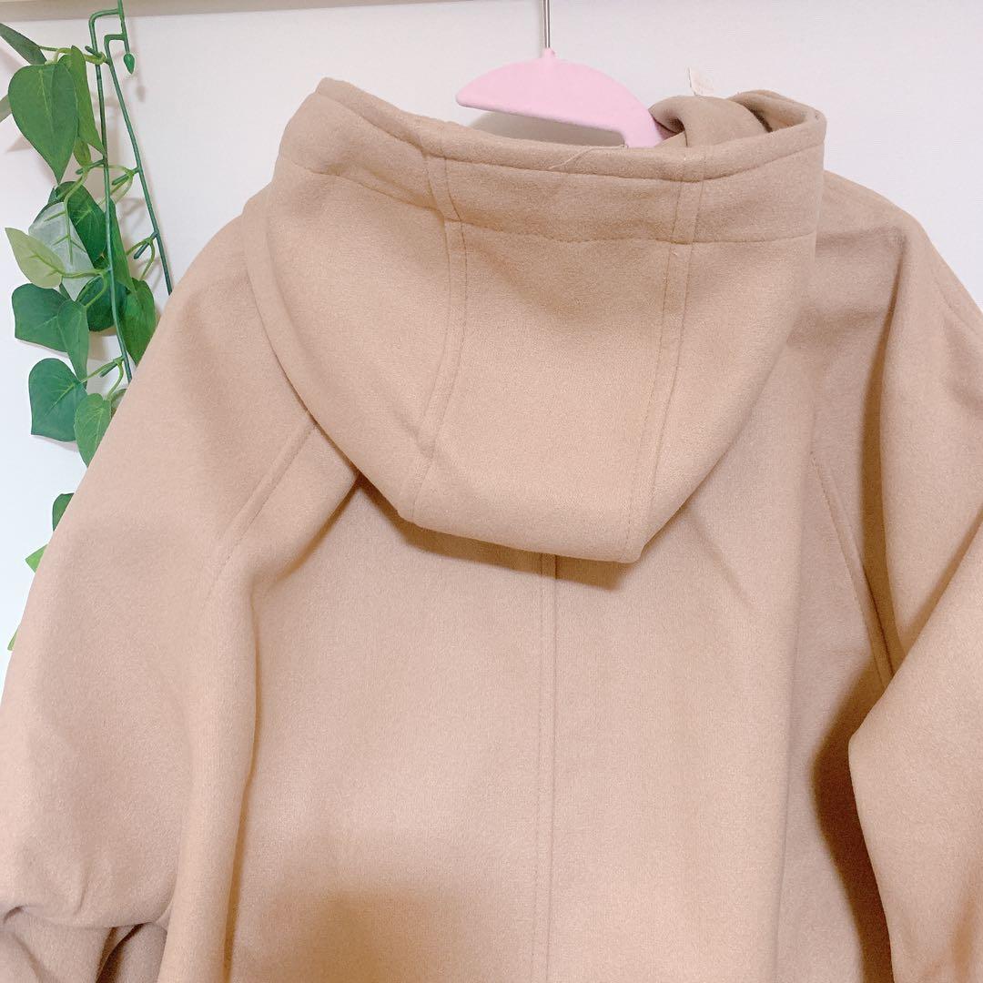 ★メンズ ラシャコート ロング アウター フード付 ダッフルコート 大きいサイズ