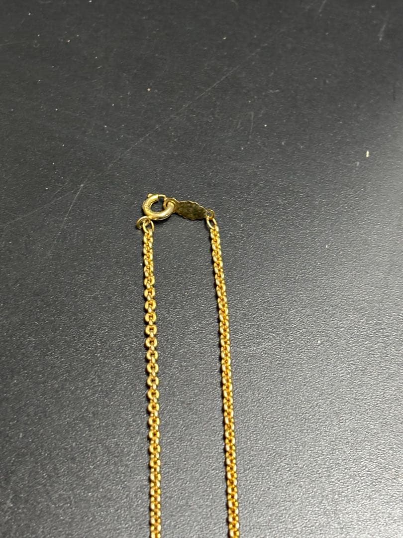 金張ネックレス ヴィンテージ HJ18GF刻印 18金張　アクセサリー