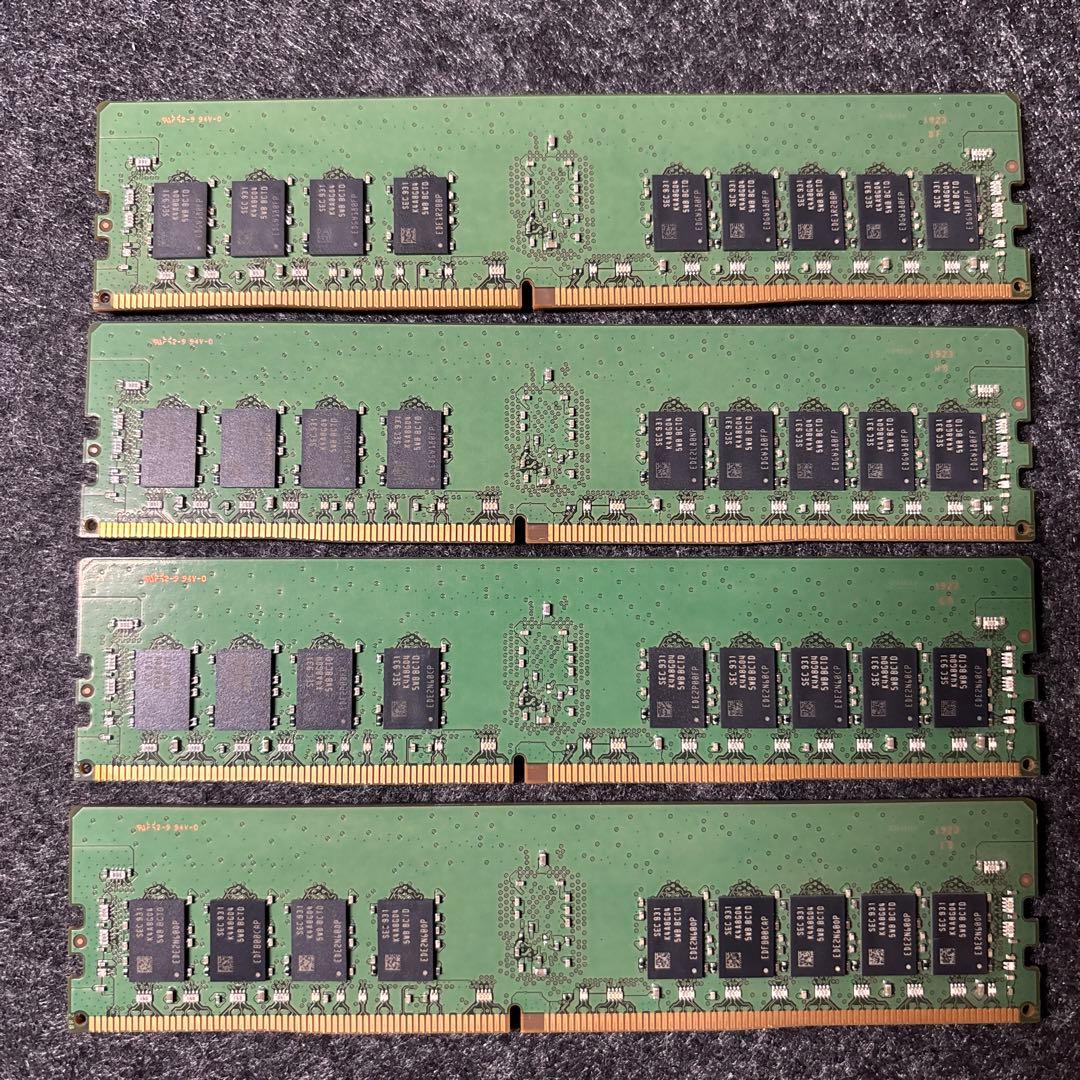 サーバー用メモリー　DDR4 64GB (16GB x4枚)