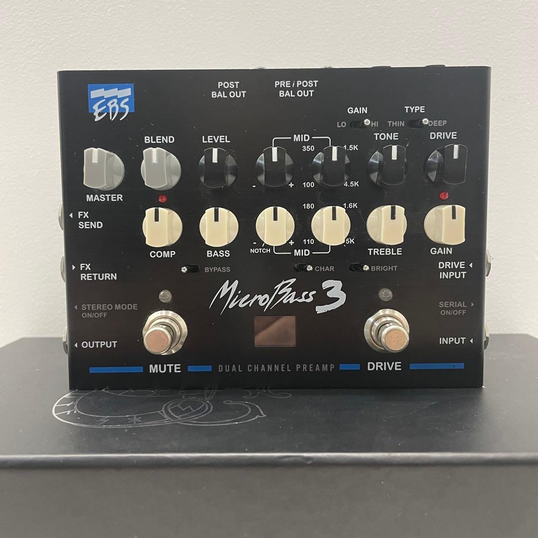 EBS Micro Bass 3 ベース プリアンプ/美品/ライブ/動作確認済み