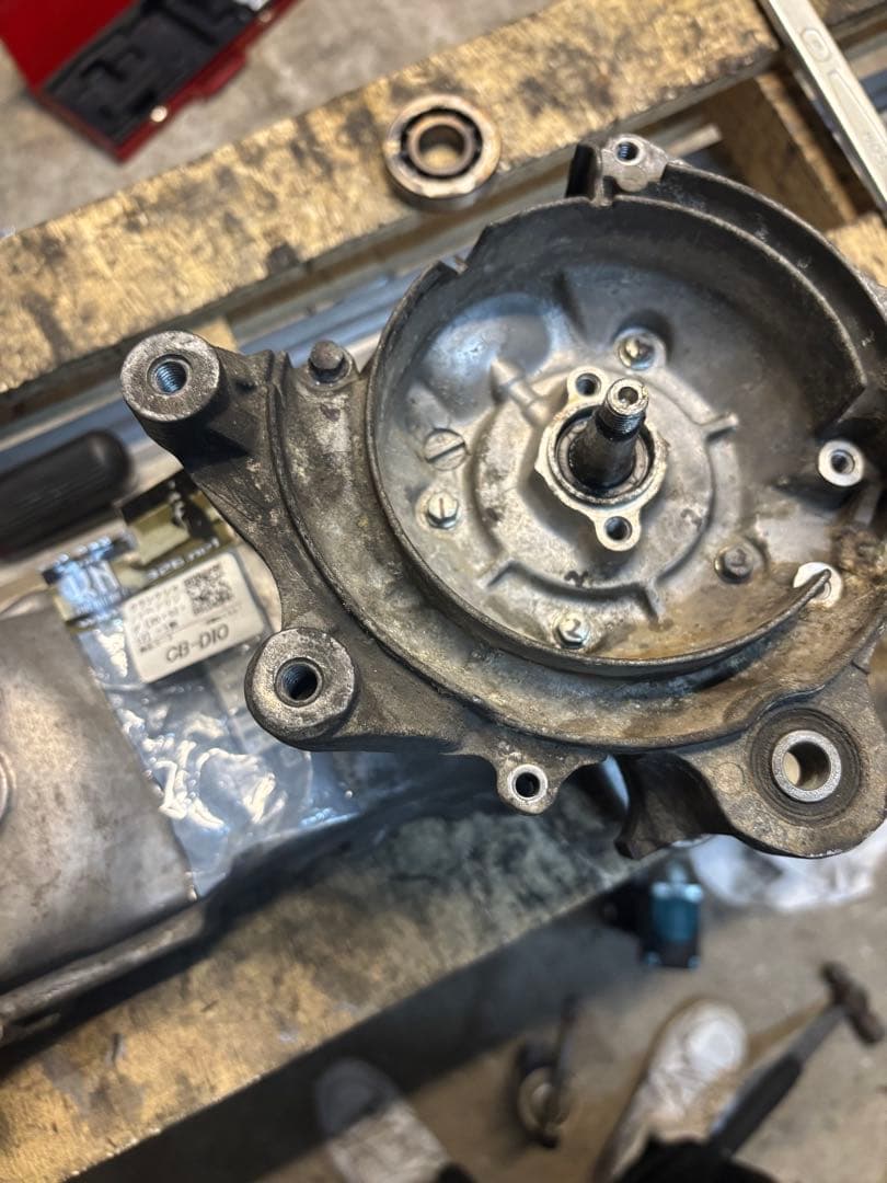 スーパーディオ AF27・AF28 クランクベアリング交換済み太軸エンジン。