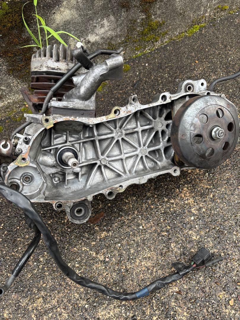 スーパーディオ AF27・AF28 クランクベアリング交換済み太軸エンジン。