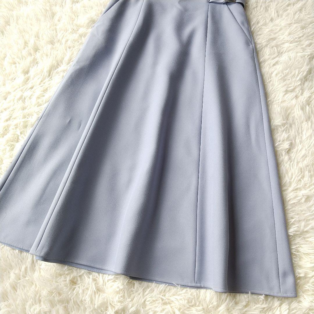 【美品】ANAYI　アナイ ストレッチ カルゼ フレアスカート