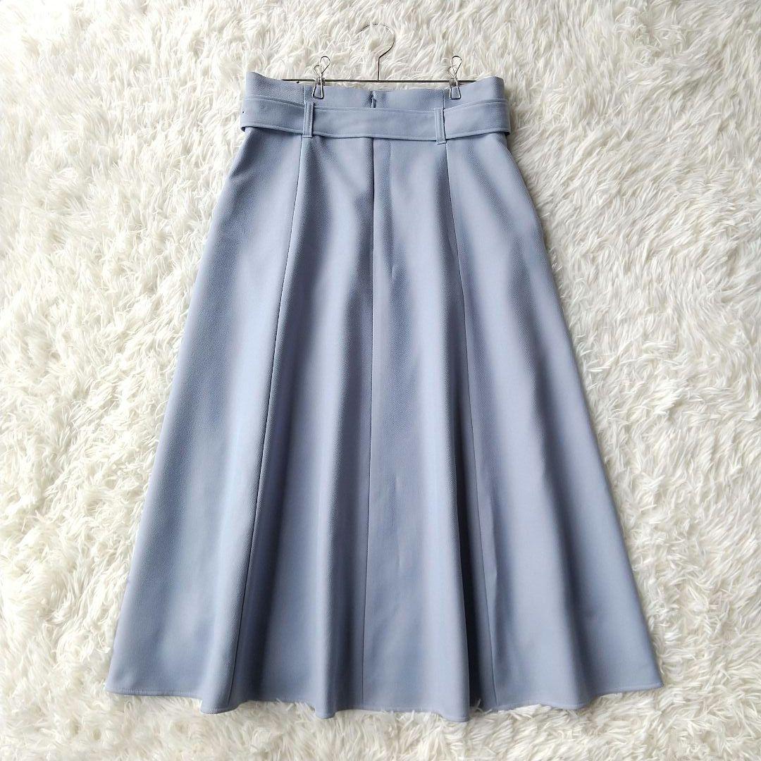 【美品】ANAYI　アナイ ストレッチ カルゼ フレアスカート