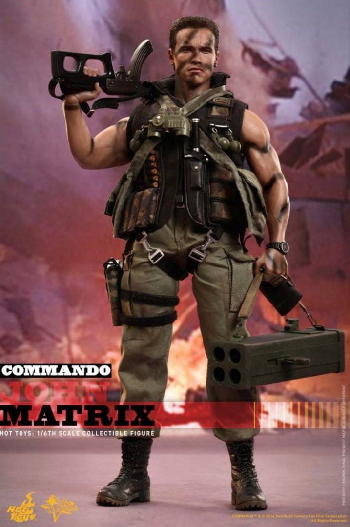 ホットトイズ　コマンドー1/6 ジョンメイトリックスHotToys