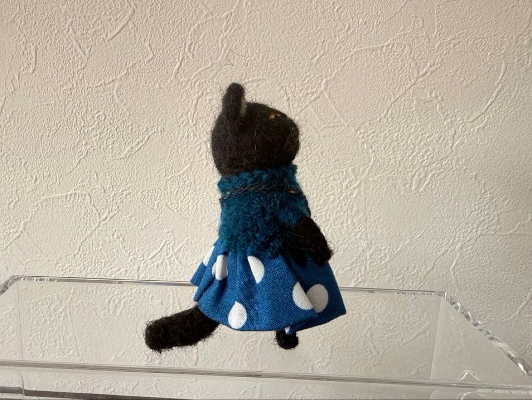 ⭐︎新品⭐︎送料無料⭐︎MTK SHEEPさん 羊毛フェルト 水玉模様ドレス