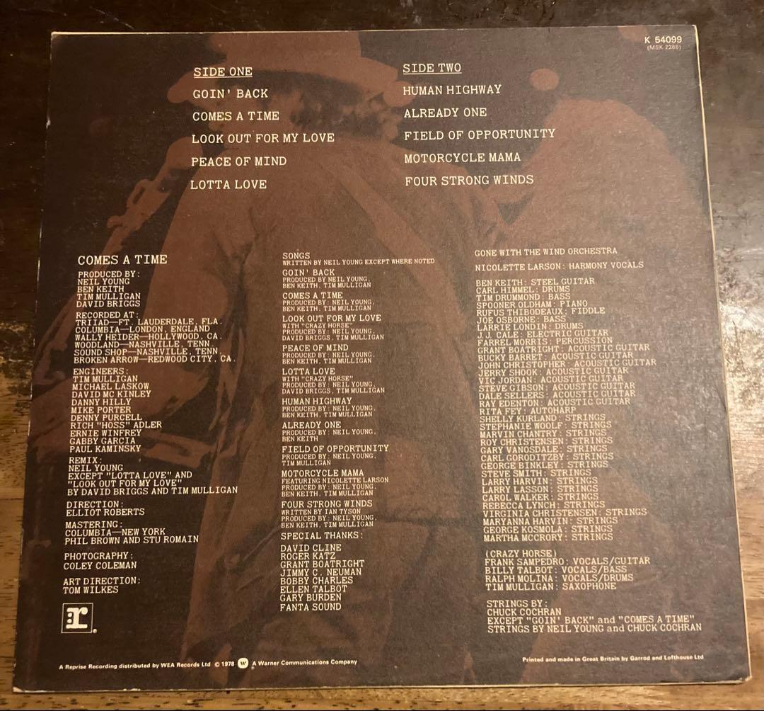 ■高音質UKオリジナル盤◾️NEIL YOUNG / ニールヤング■Comes A