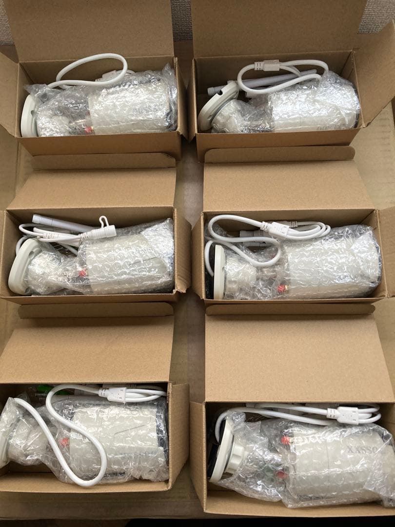 10インチモニター&ワイヤレス防犯カメラセット6台　IP67 防水防塵　屋内屋外