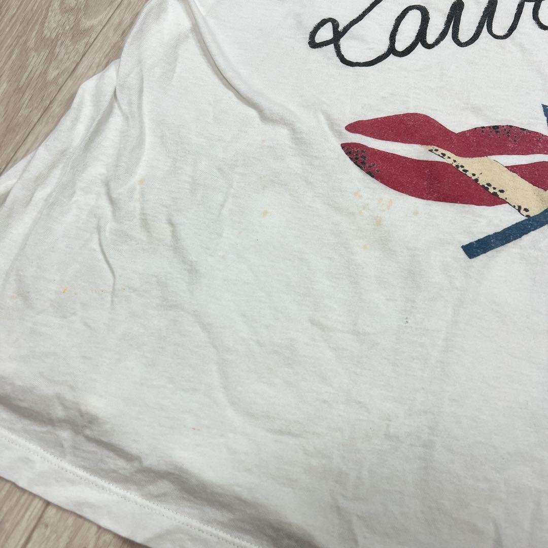 Saint Laurent 正規品 リッププリント Tシャツ 訳あり激安