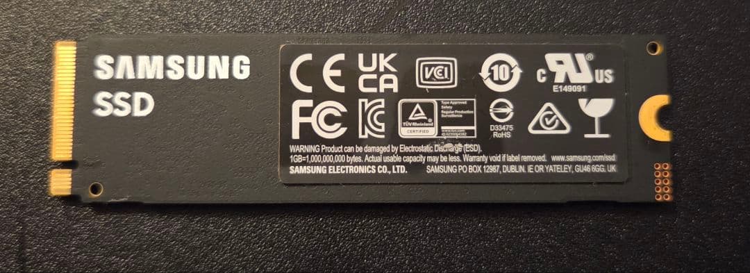 内蔵型SSD Samsung 990 PRO 2TB M.2 SSD