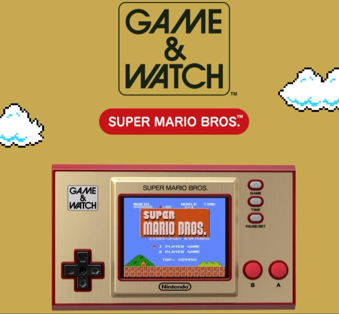 【新品未開封】ゲーム&ウォッチ スーパーマリオブラザーズ Amazon限定特典付
