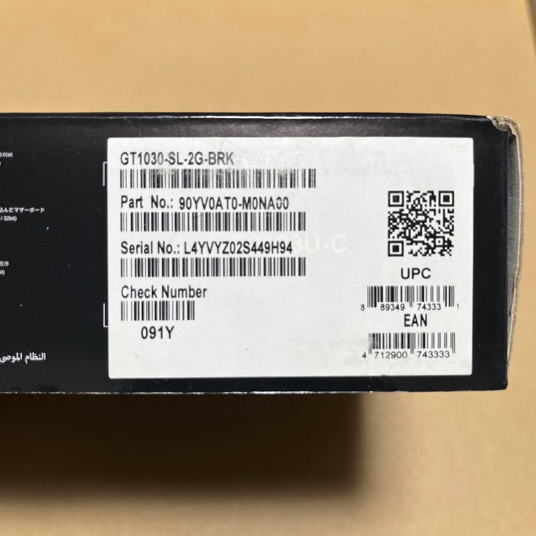 グラフィックボード・グラボ・ビデオカード ASUS GT1030-SL-2G-BRK