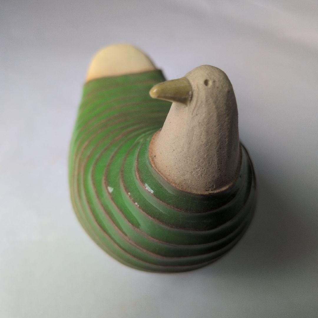 柴田菜月 鳥 オブジェ 陶器