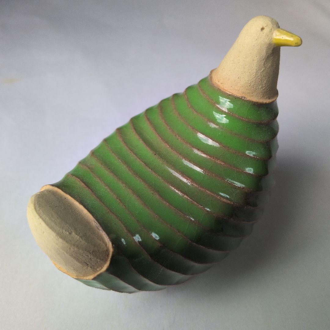 柴田菜月 鳥 オブジェ 陶器