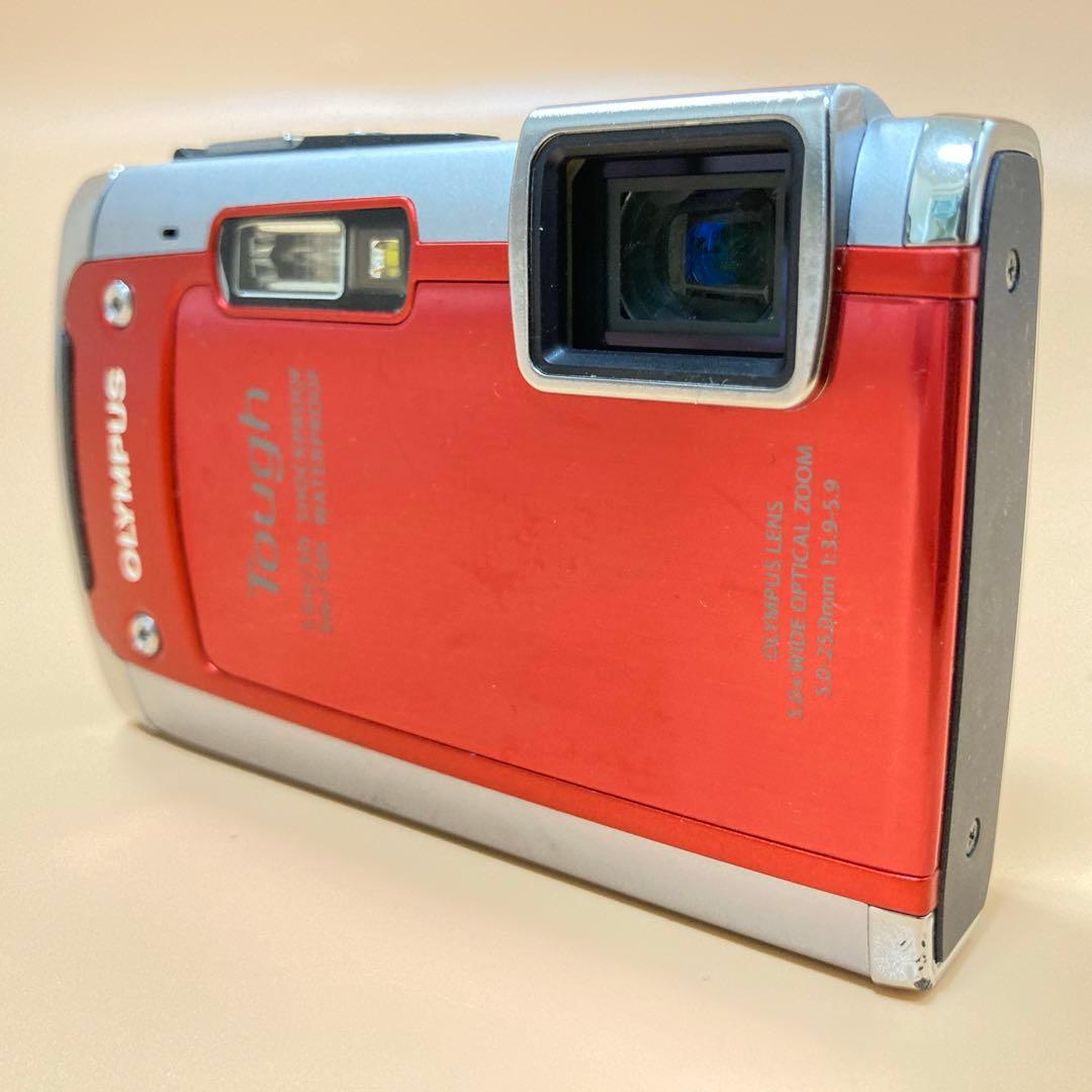 ⭐︎スマホ転送OK⭐︎オリンパス TOUGH TG-610レッド色　SDカード