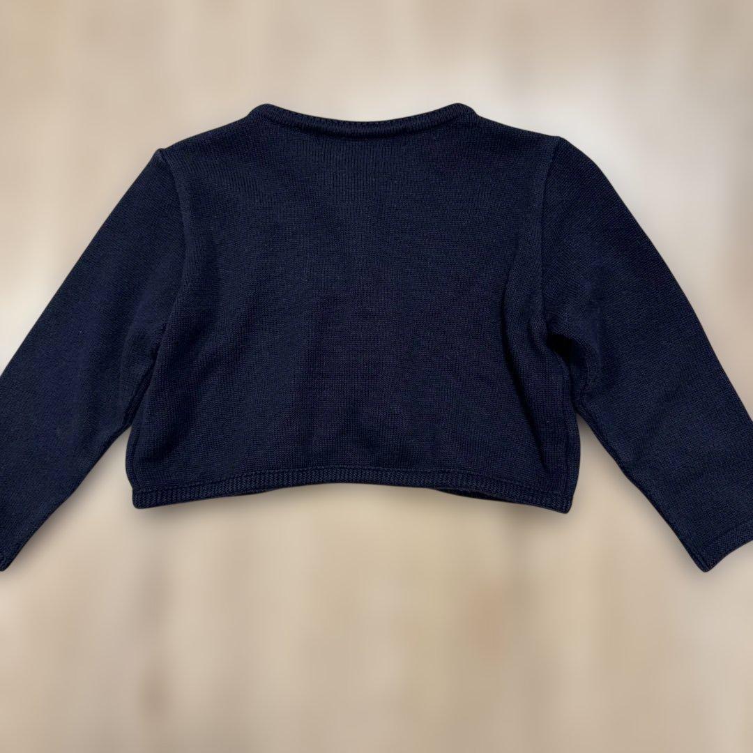 【familiar 3点セット】赤チェックワンピース×ブラウス×カーディガン
