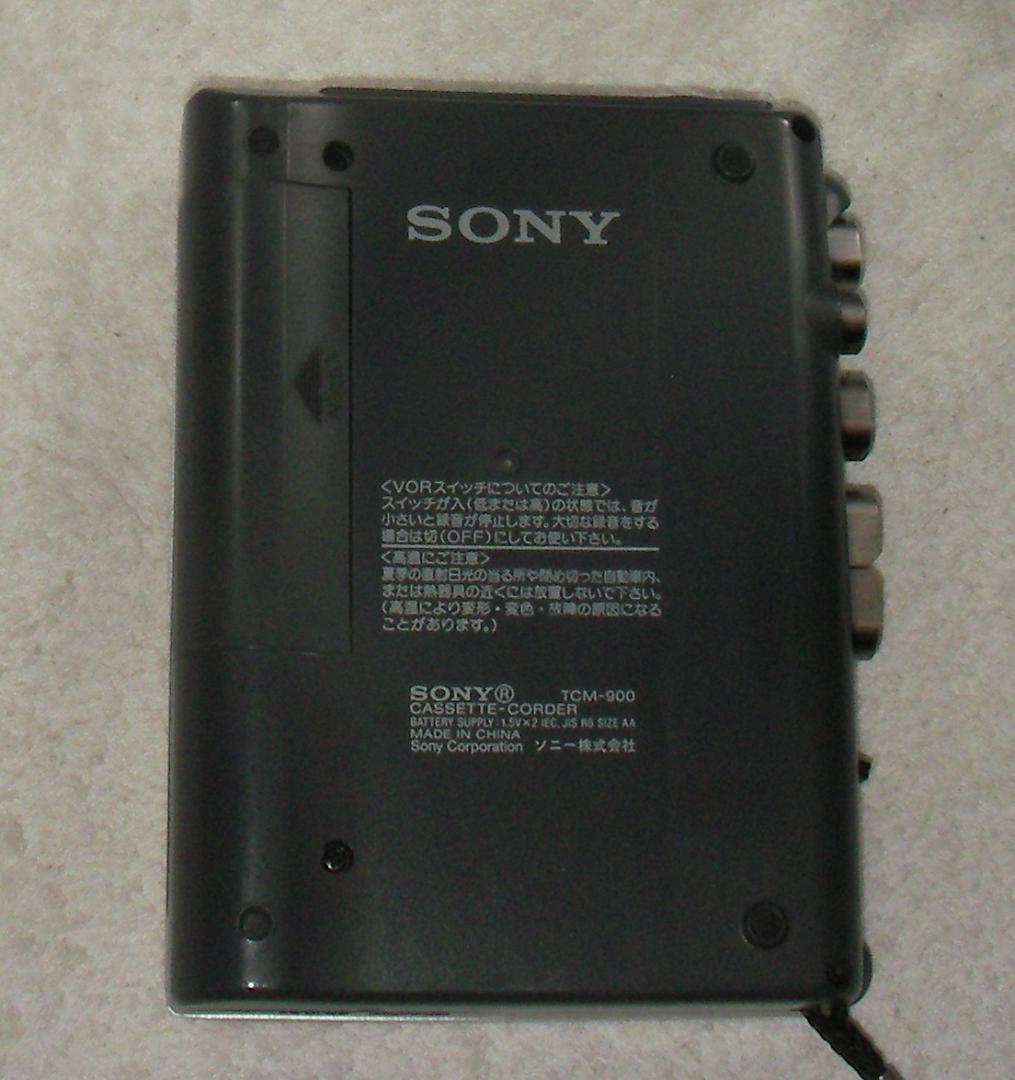 超美品：TCM-900 Sony ソニー・最上位カセットテープレコーダー、電池付