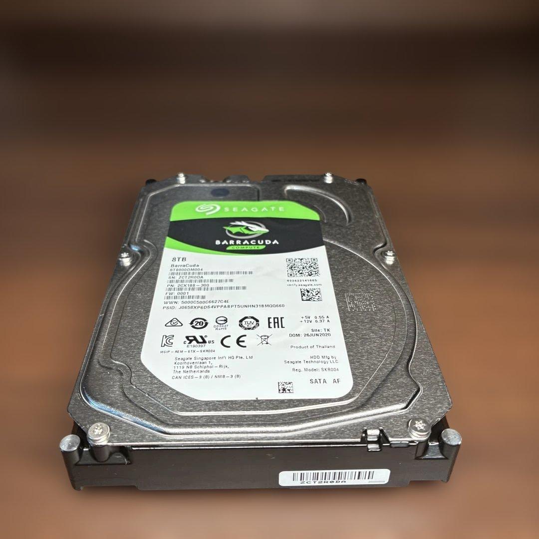 新品箱なし 8TB HDD SEAGATE BARRACUDA ⑤