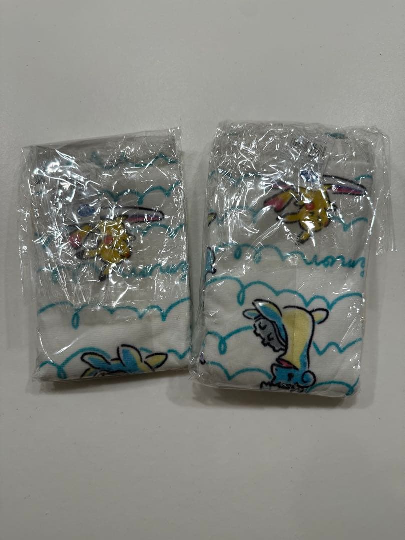 イッツデモ　ポケモン　フェイスタオル　ハンドタオル　セット　なみのりピカチュウ