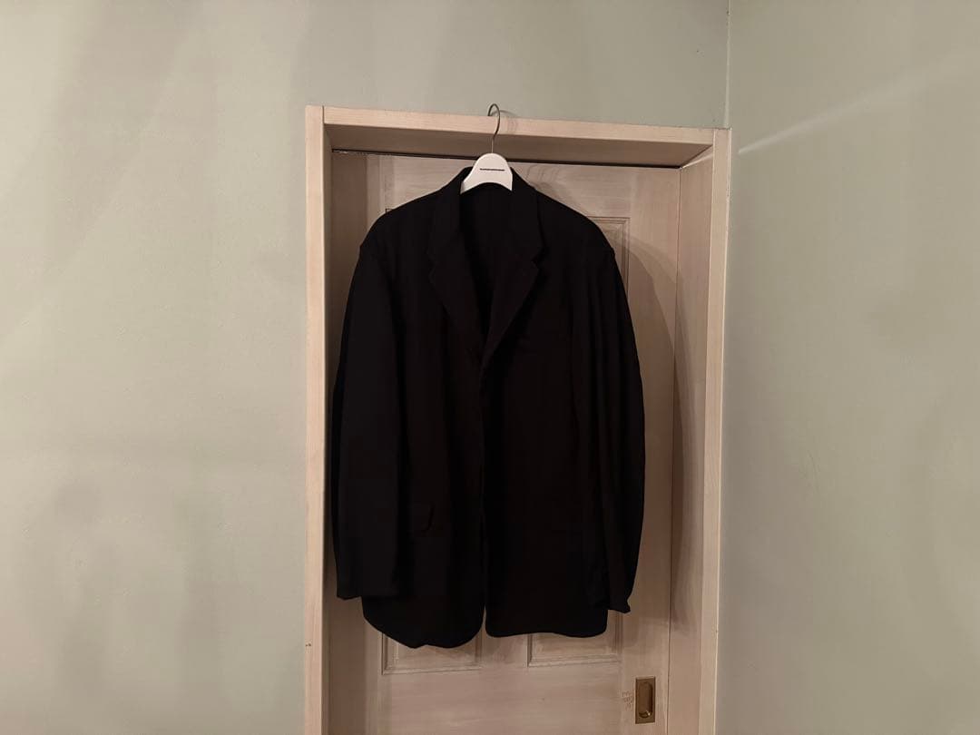 26ss COMOLI コモリ ブラックドリル ジャケット パンツ セットアップ
