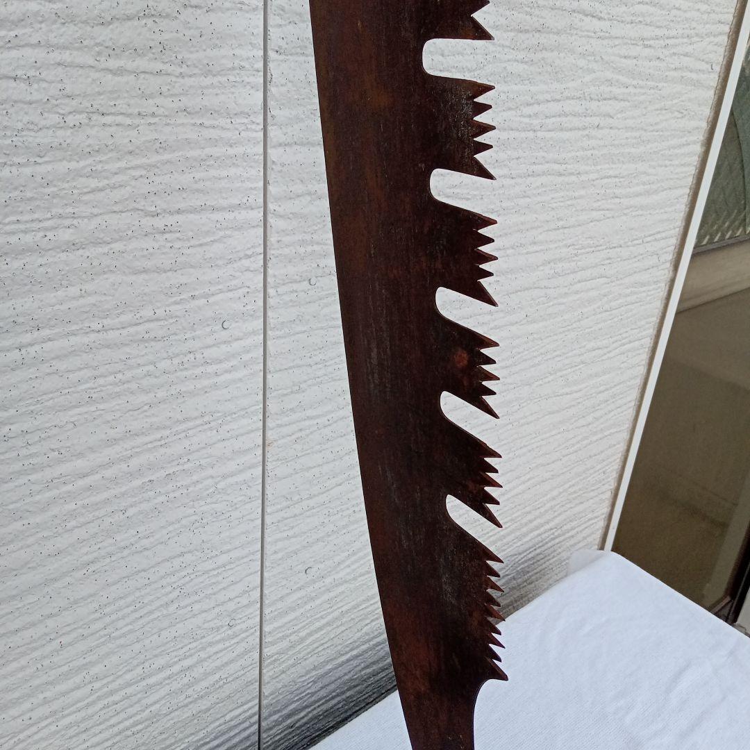 大鋸　鍛冶屋　丸太切り　レトロノコギリ　古道具　林業　古民家　古民具