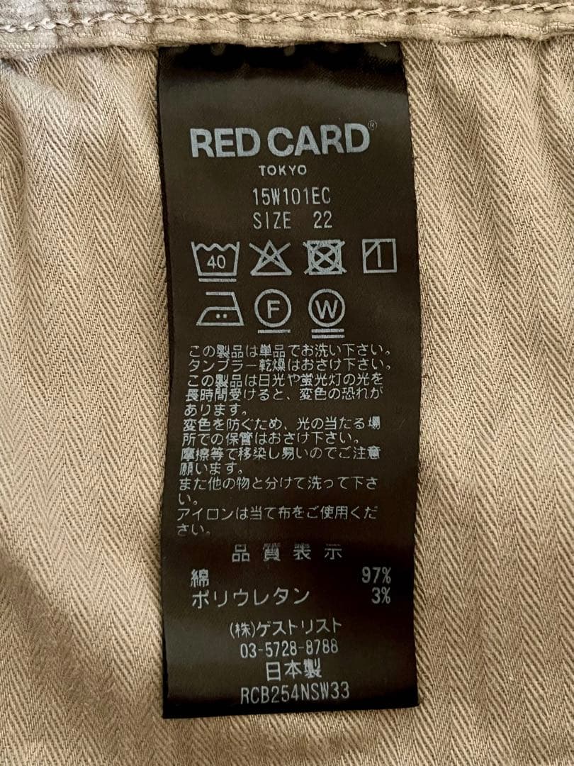 RED CARD TOKYO【別注】35th Anniversary Wide
