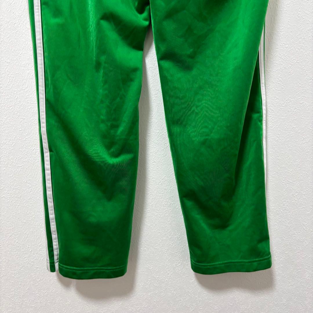 adidas トラックパンツ　ファイヤーバード　グリーン　緑　XL ジャージ