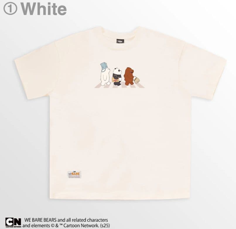 EGDE 『WE BARE BEARS』BIG Tシャツ XXL White