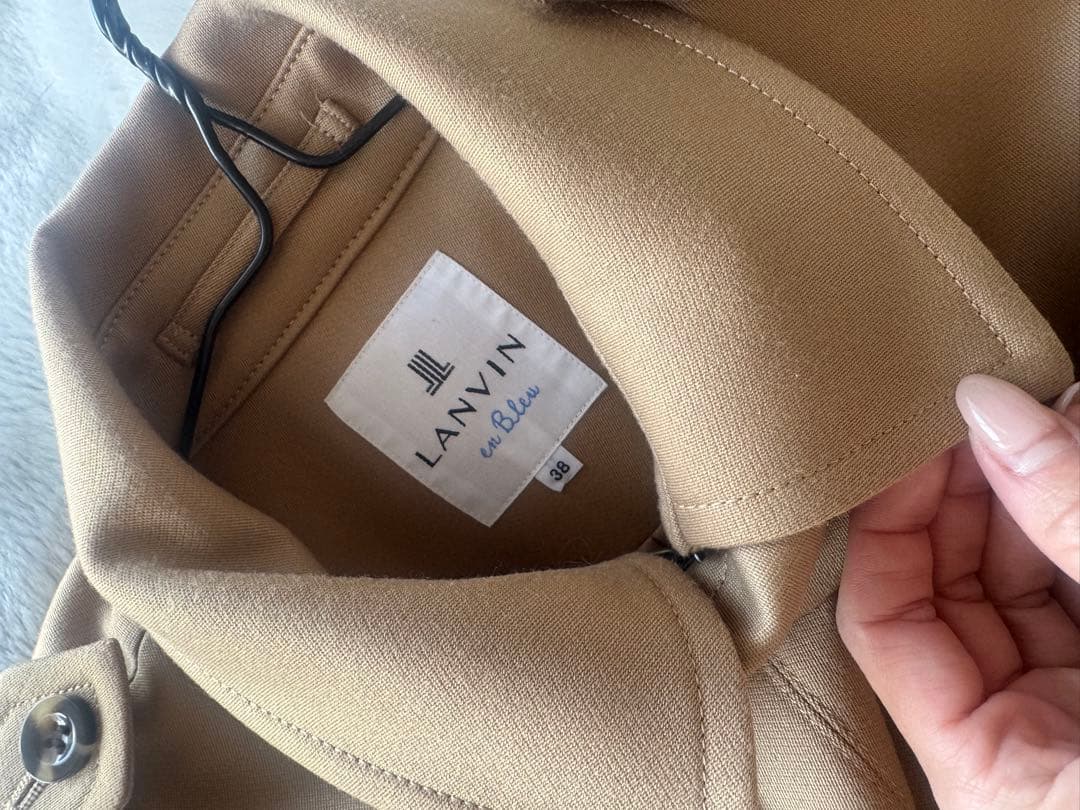 LANVIN ケープコート　トレンチコート
